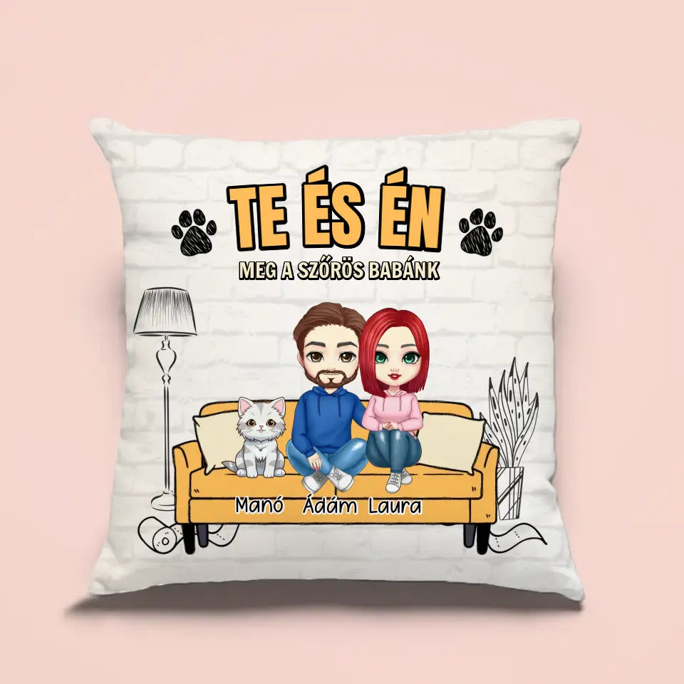 Kisállatos párna szerelmeseknek