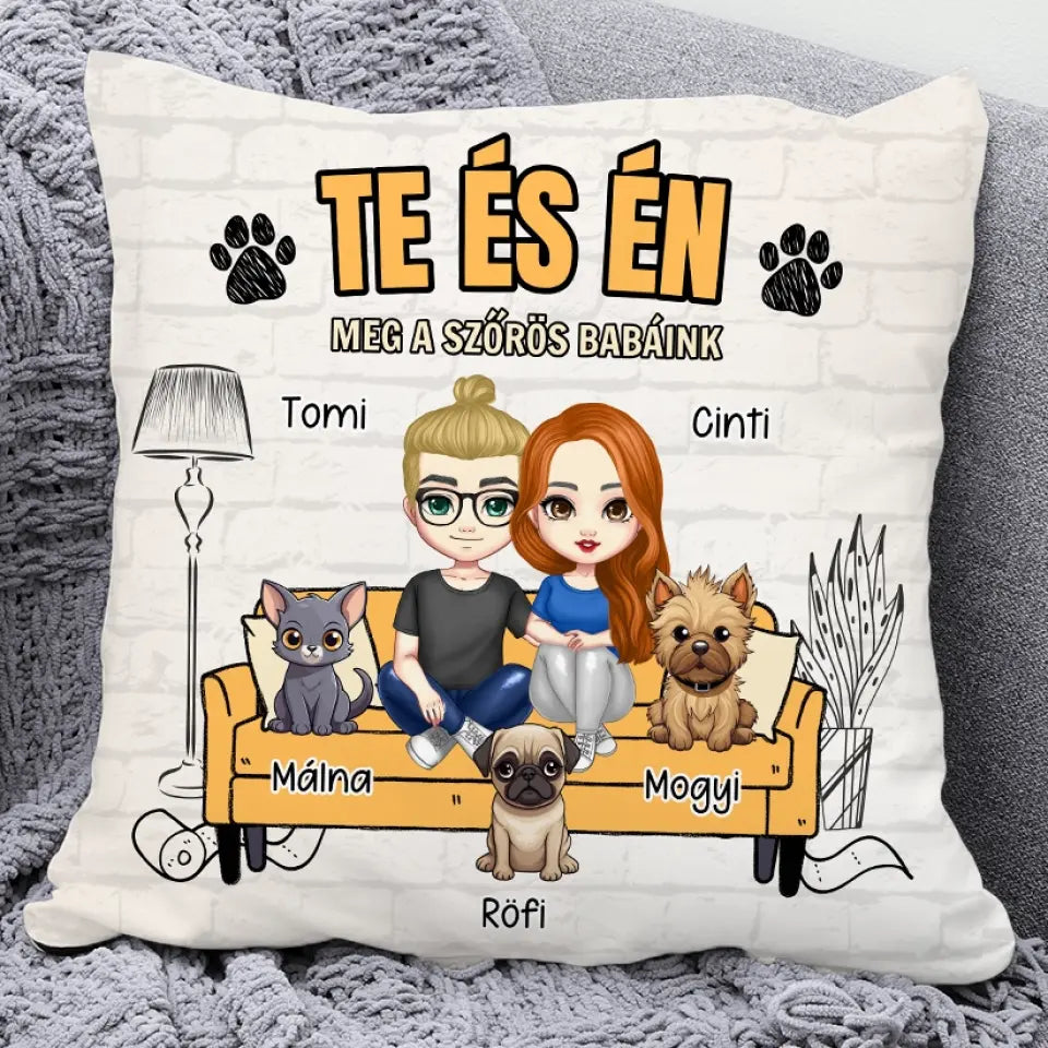 Kisállatos párna pároknak