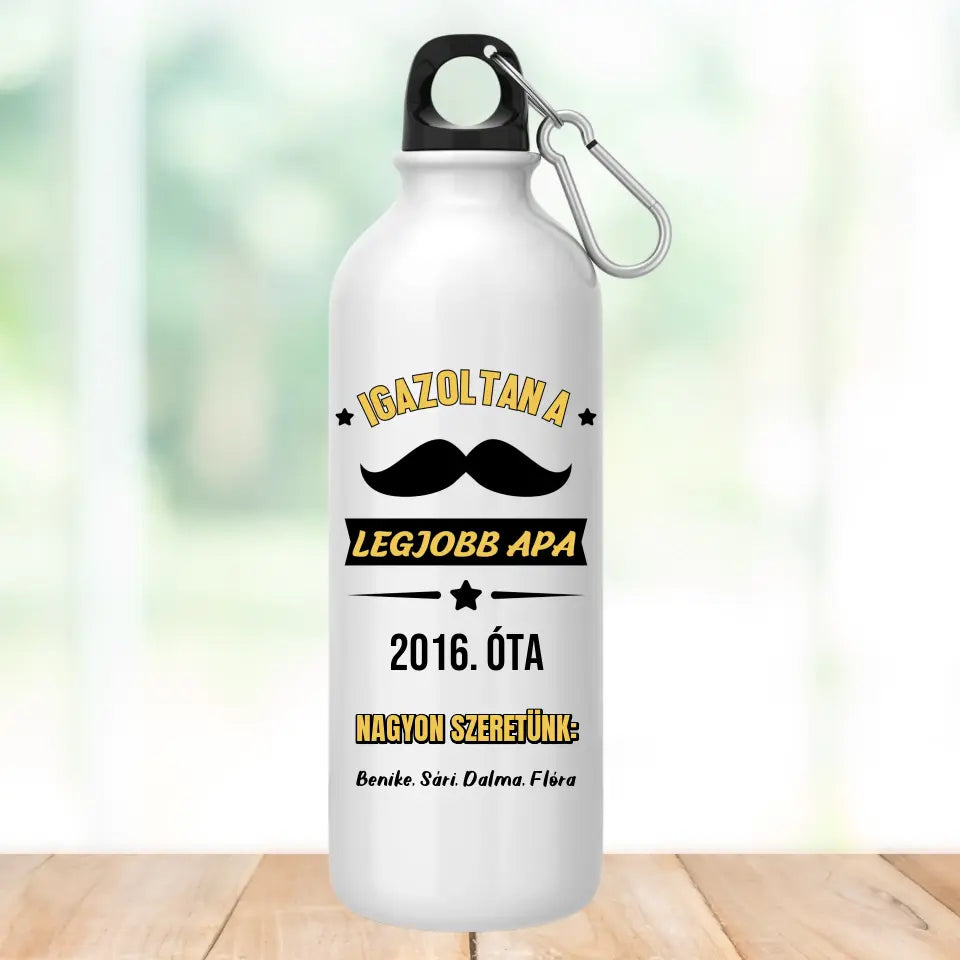 Egyedi kulacs a legjobb apának