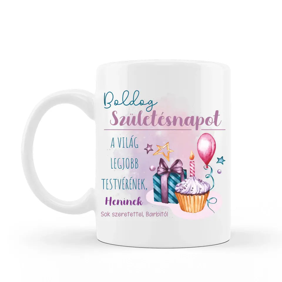 Szülinapi ajándék testvérnek