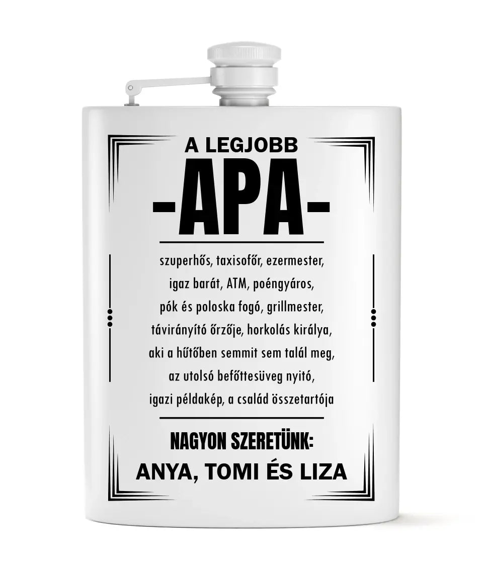 Vicces flaska szett édesapáknak