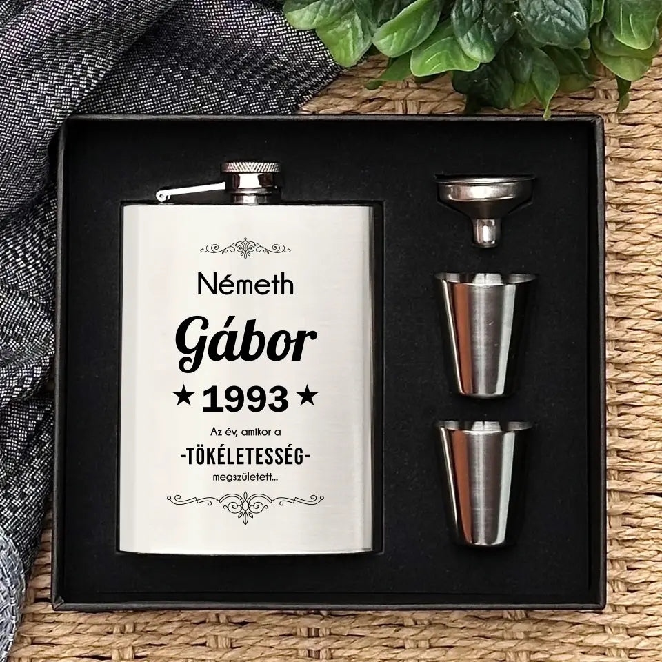 Születésnapi ajándék férfiaknak – vicces flaska szett