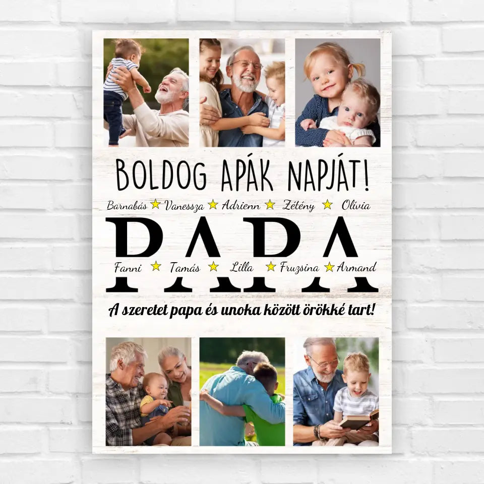 apák napi ajándék nagypapának