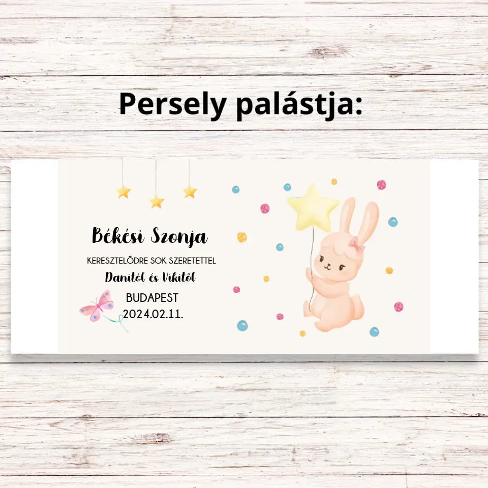 Cutie de botez pentru o fetiță