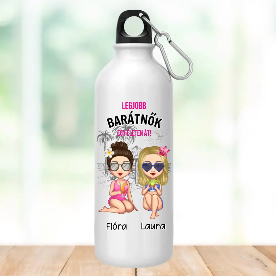 Sticlă de apă de vară pentru iubite