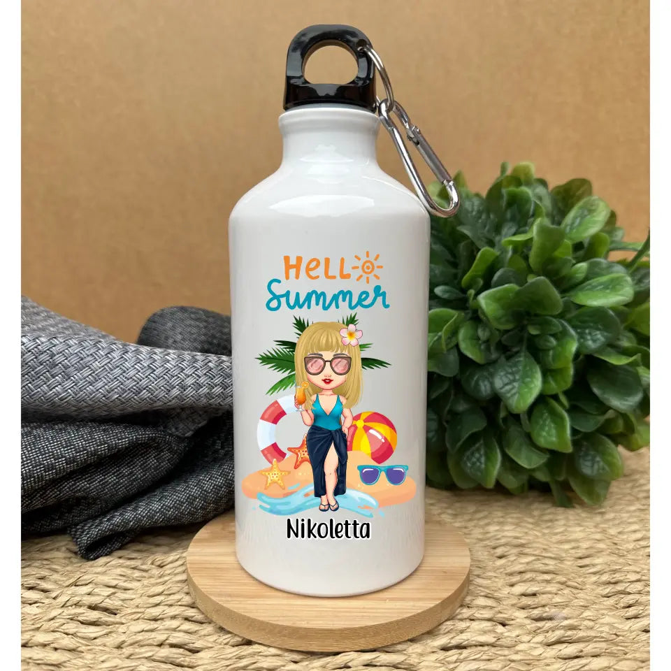 Bună vară - sticlă de apă personalizabilă