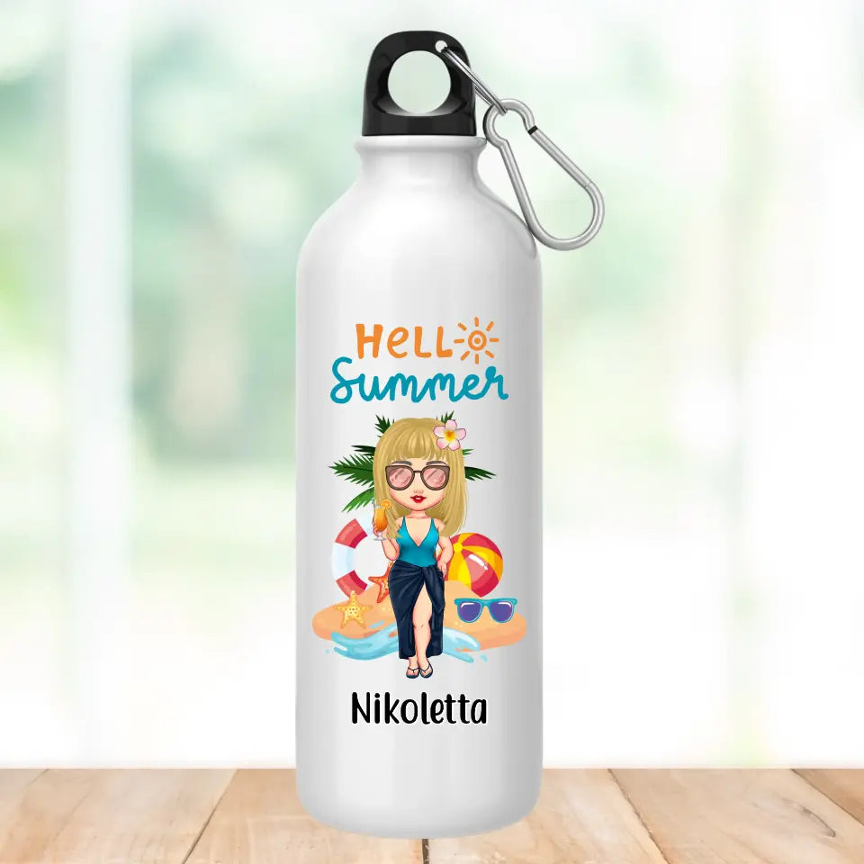 Bună vară - sticlă de apă personalizabilă