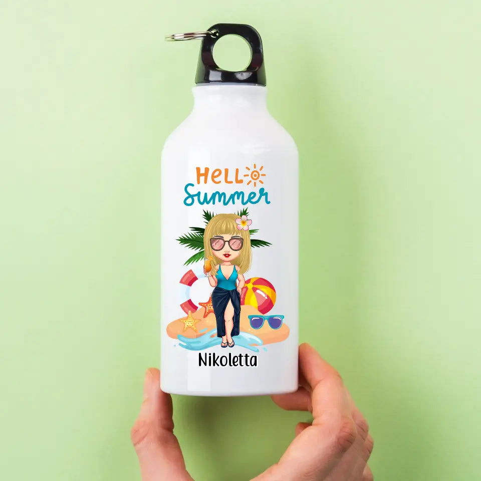 Bună vară - sticlă de apă personalizabilă