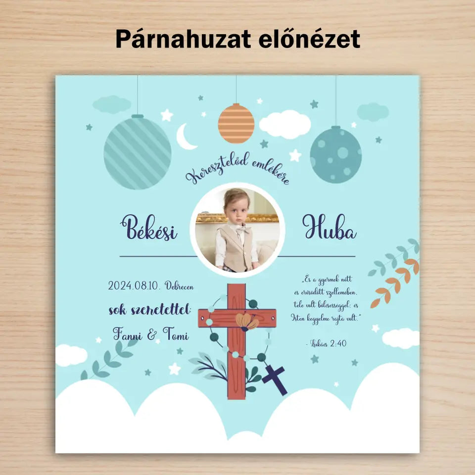keresztelői ajándék fiúnak