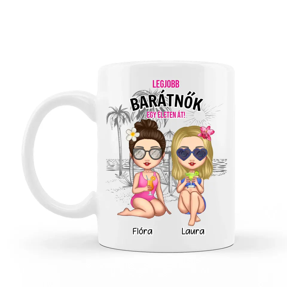 barátnős bögre nyári kiadás