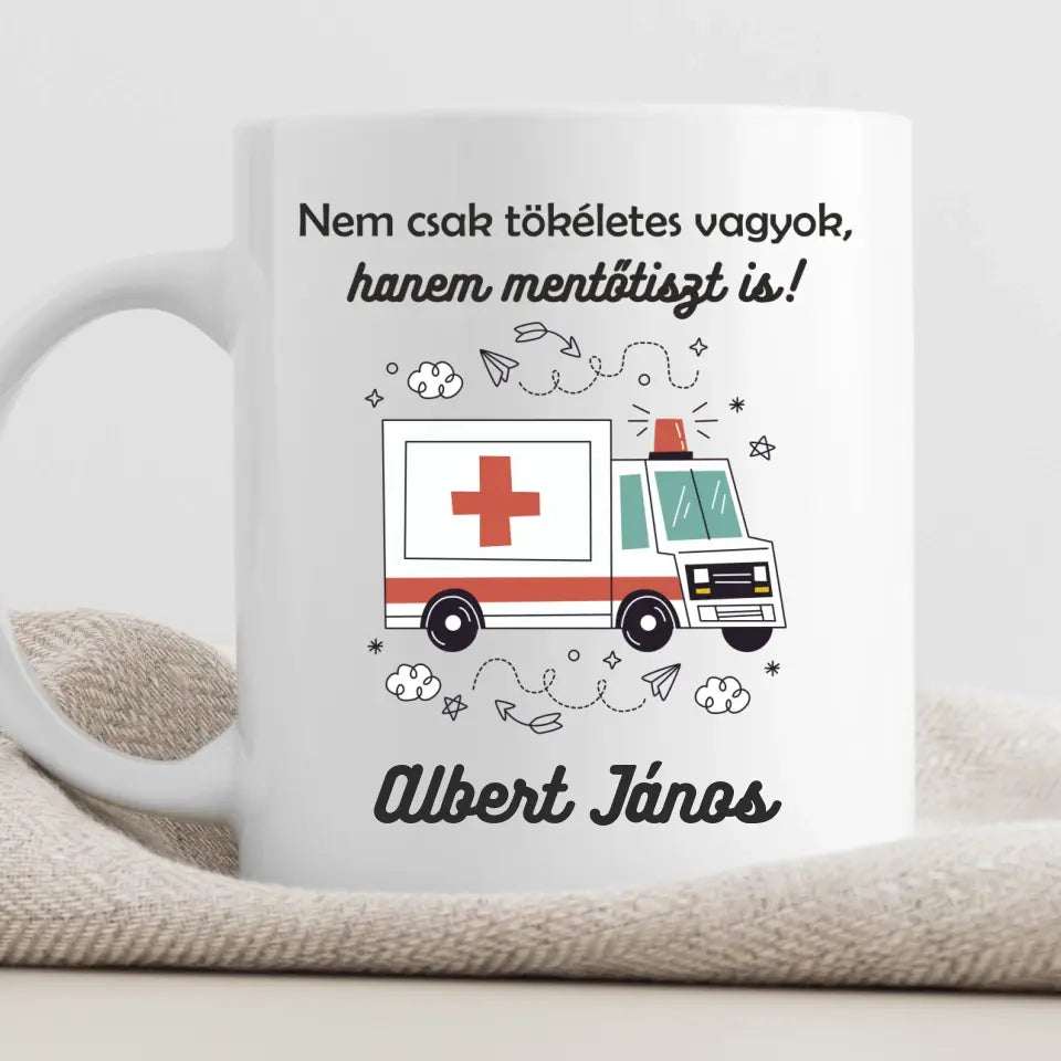 Mentős ajándék - saját neves bögre