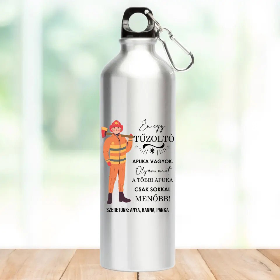 tűzoltónak ajándék kulacs