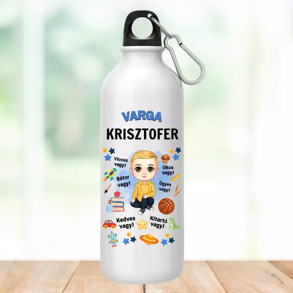 iskolakezdős kulacs fiúnak