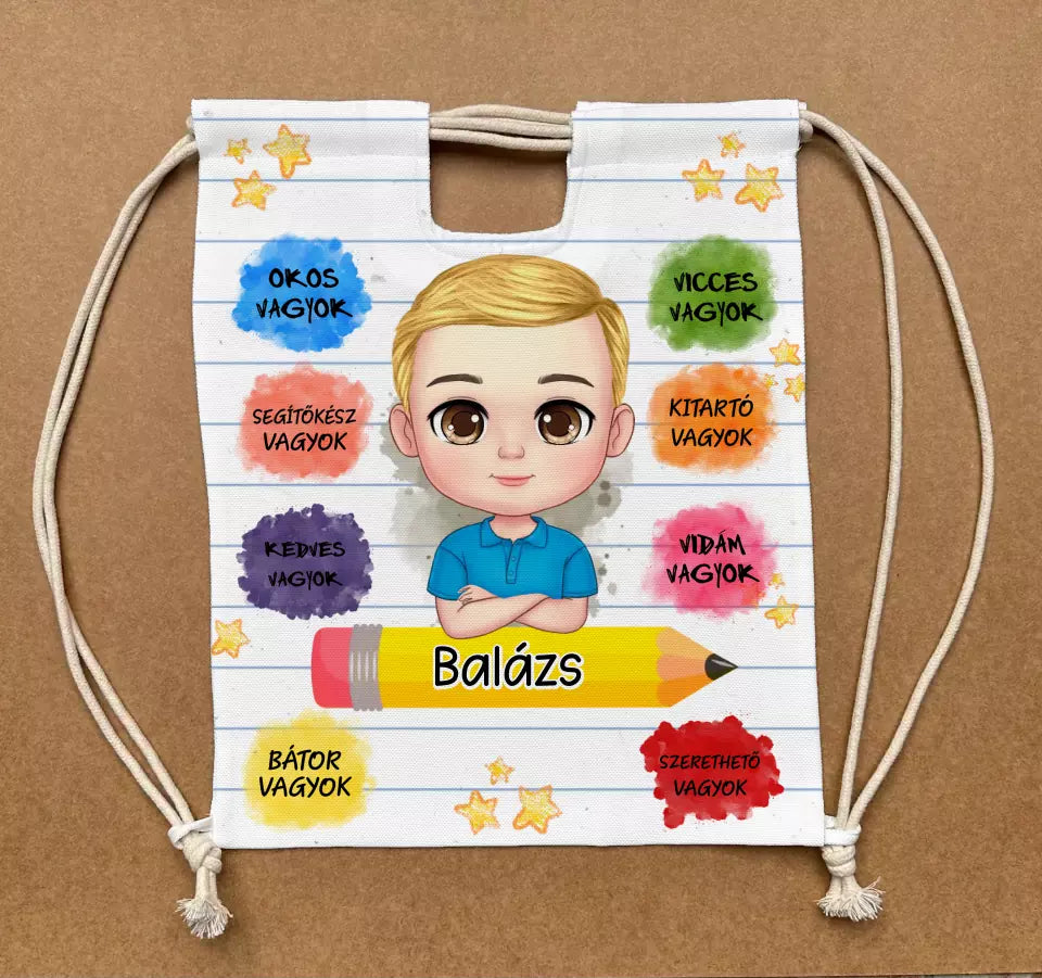 névre szóló hátitáska gyereknek