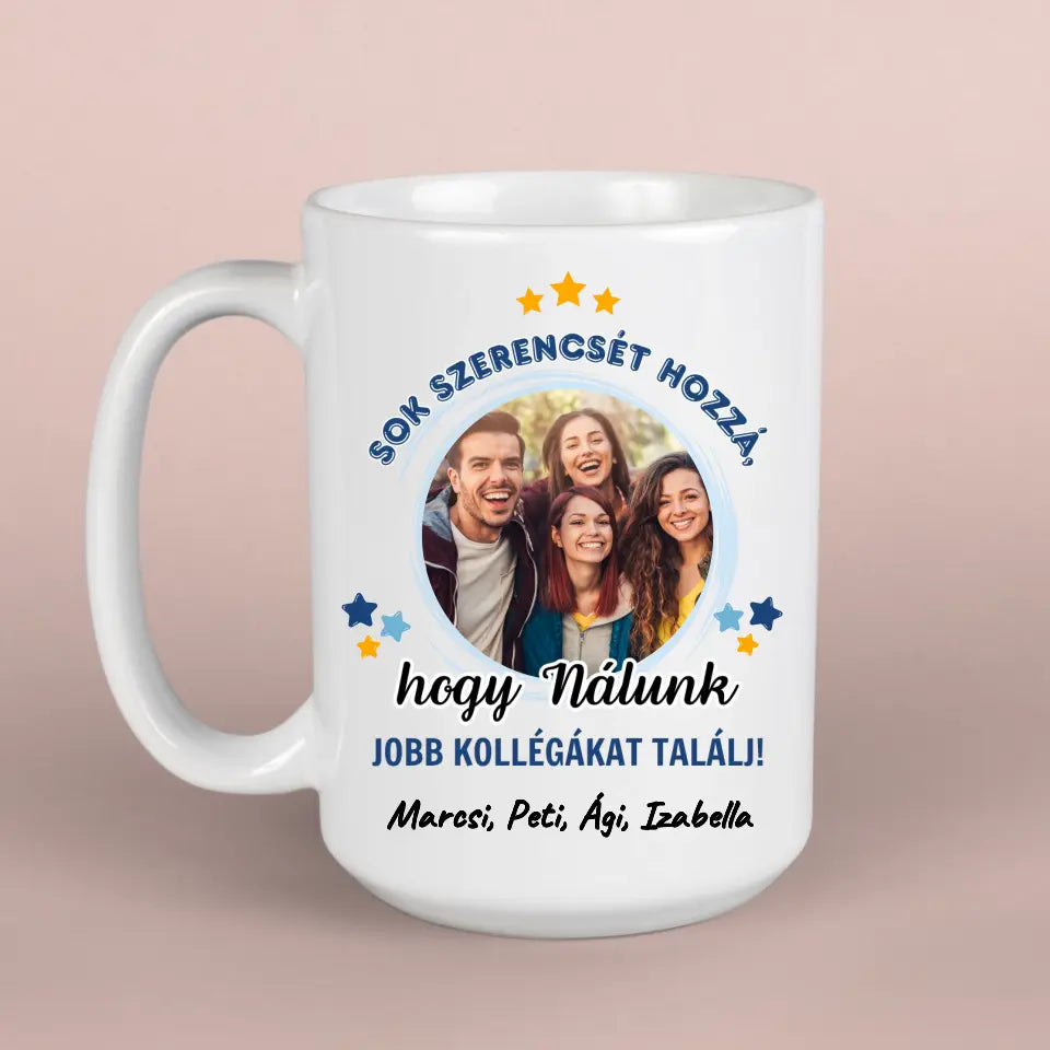 búcsú bögre kollégának