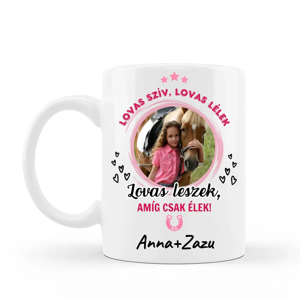Cadou ecvestru pentru o fetiță - cană foto