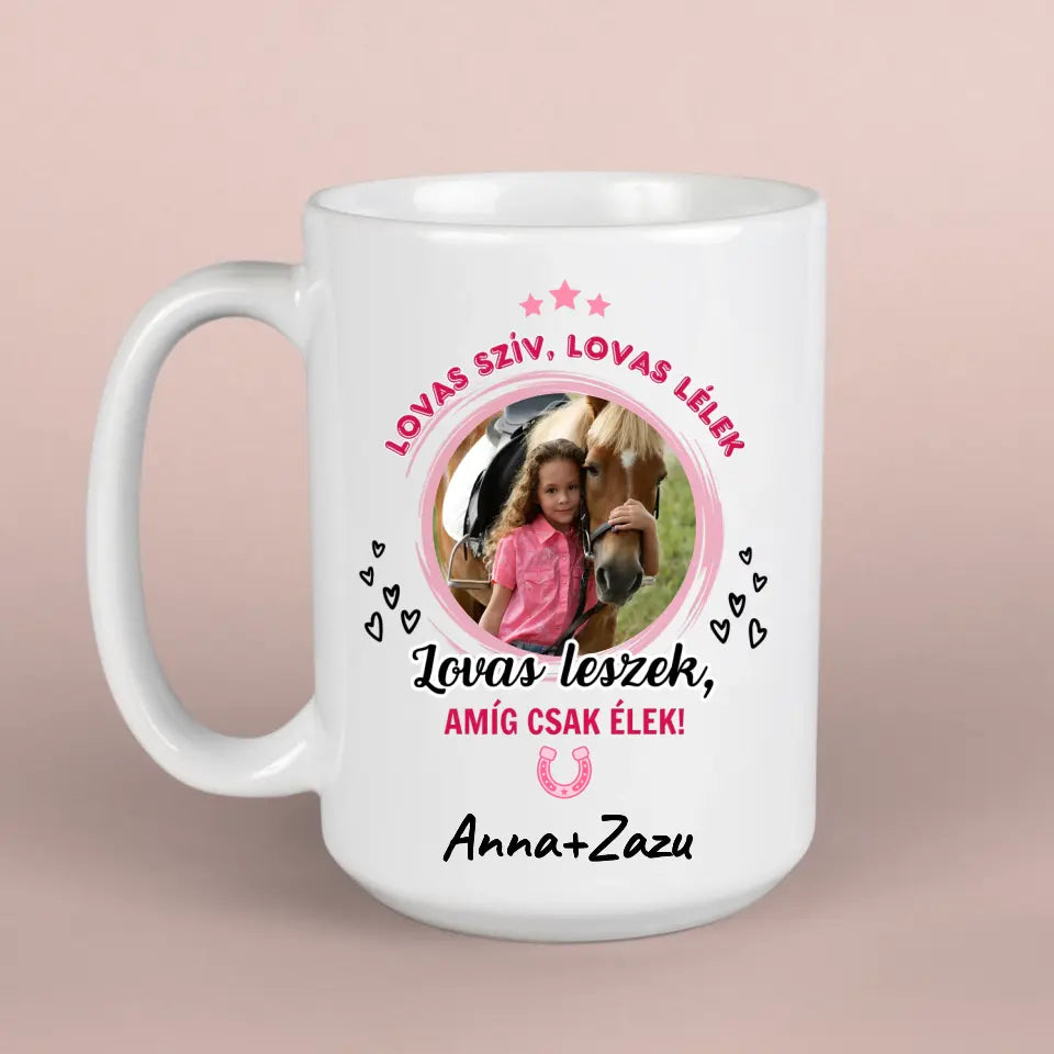 Cadou ecvestru pentru o fetiță - cană foto