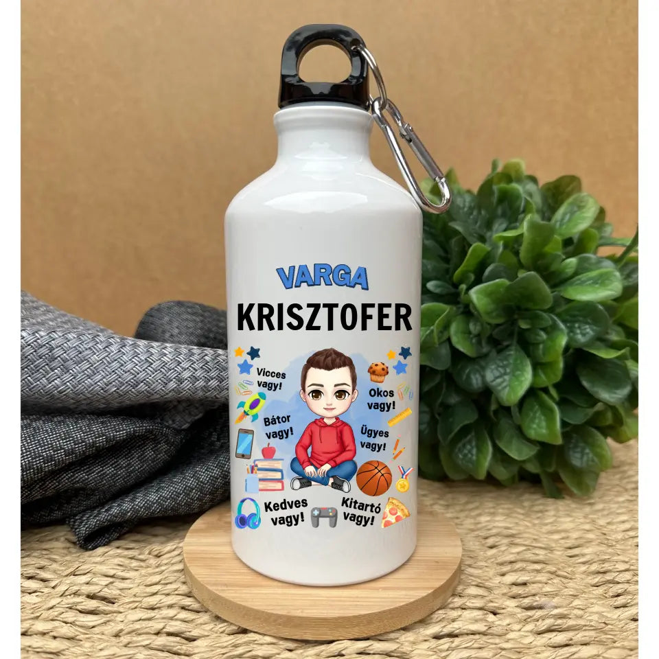 Back to school kulacs fiúnak