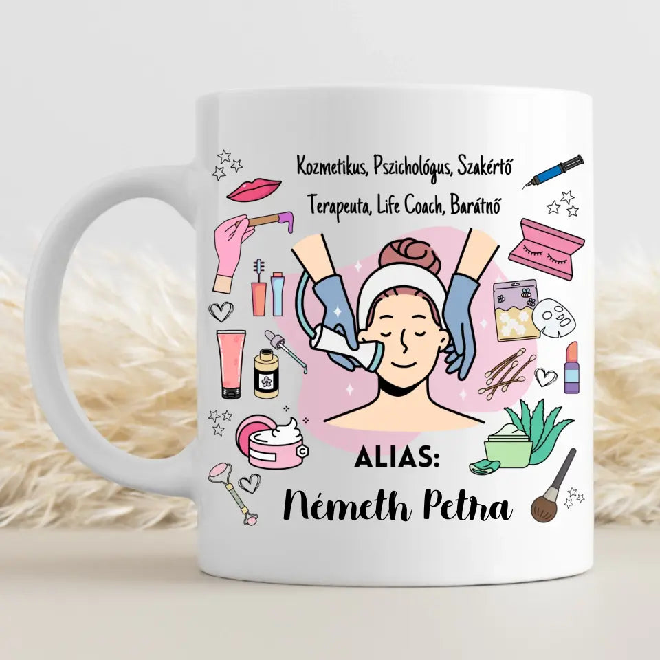 Legjobb kozmetikus ajándék - csini bögre