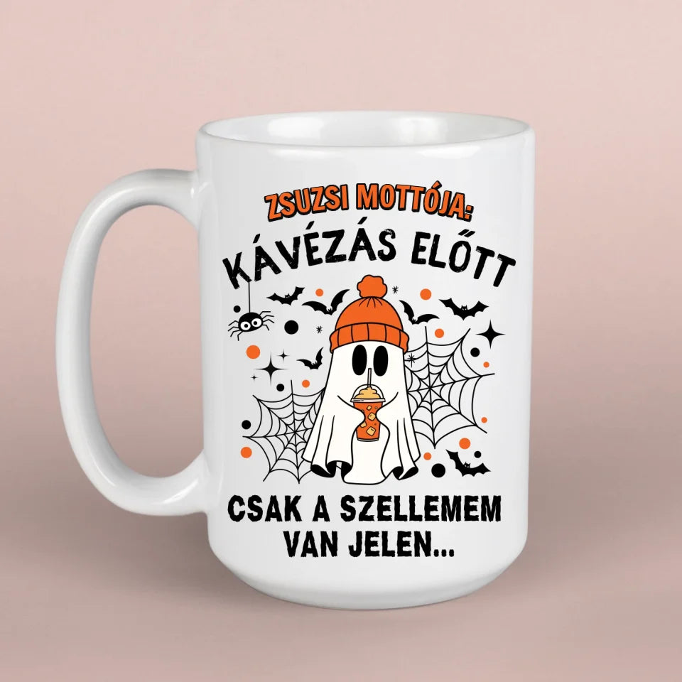 neves ajándék őszi bögre