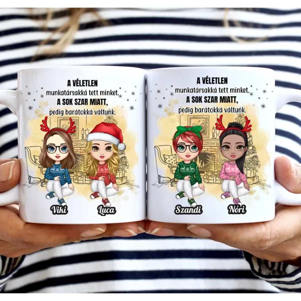 Legjobb kolléganő ajándék karácsonyra - több kollégás verzió
