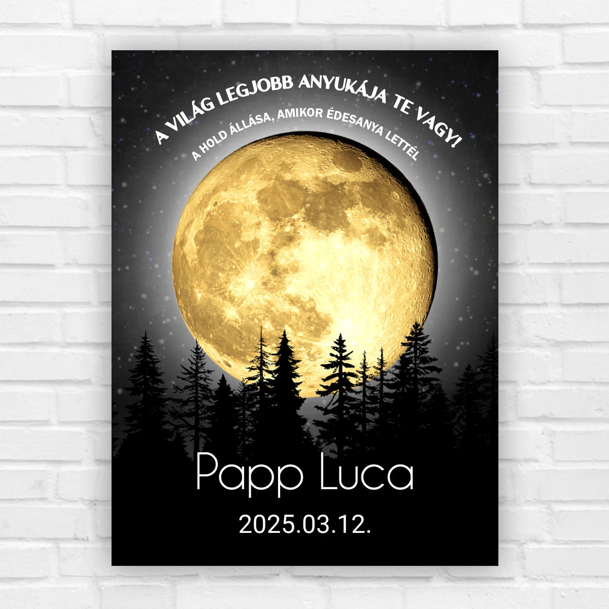 Imagine cu fazele lunii pentru mamă - 1 copil