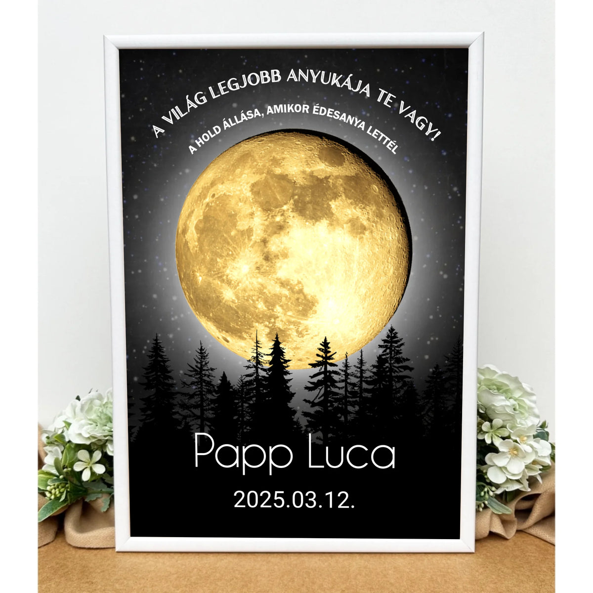 Imagine cu fazele lunii pentru mamă - 1 copil