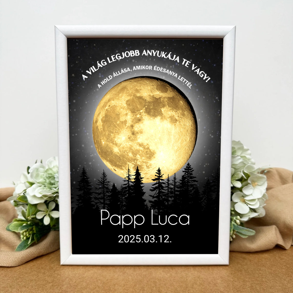 Imagine cu fazele lunii pentru mamă - 1 copil