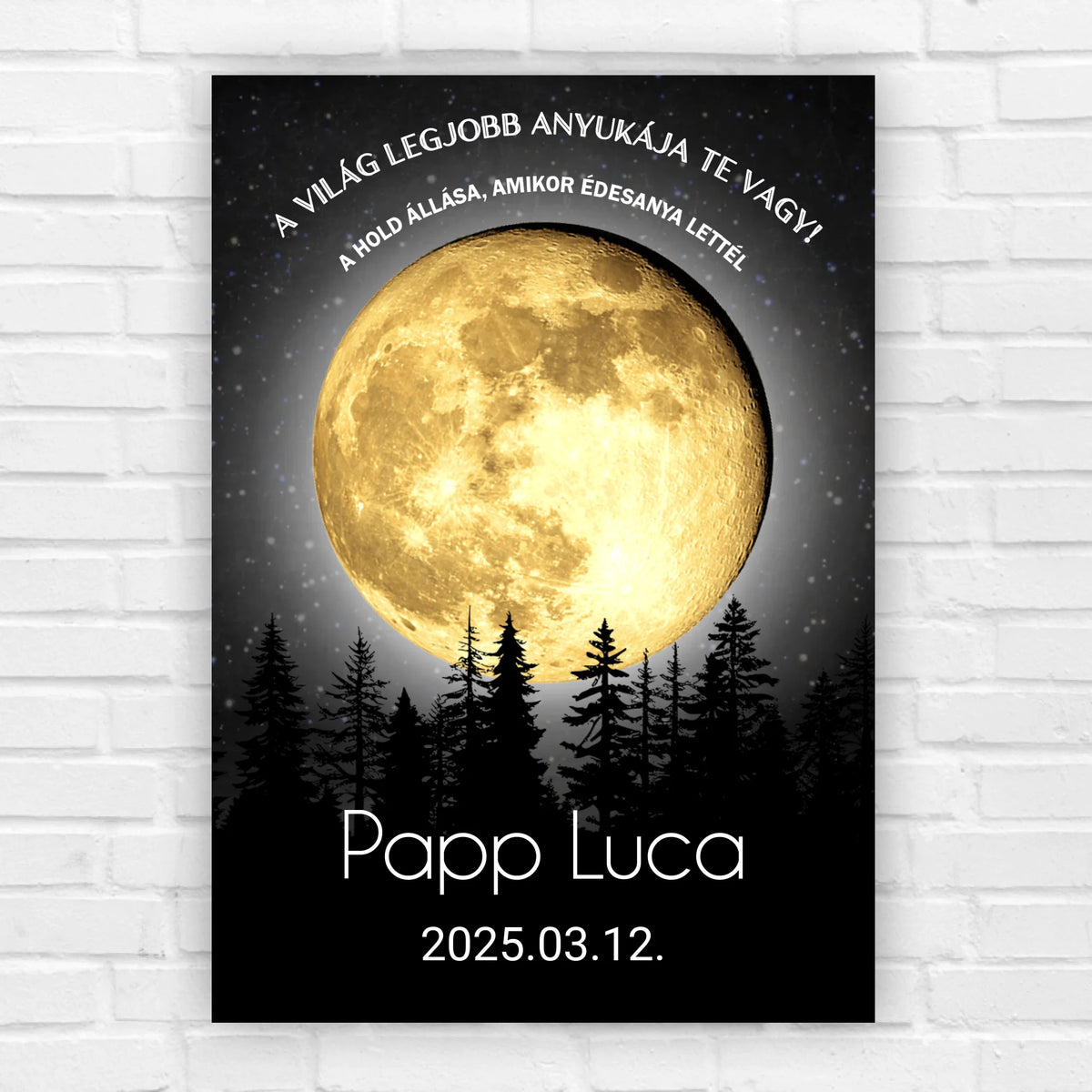 Imagine cu fazele lunii pentru mamă - 1 copil