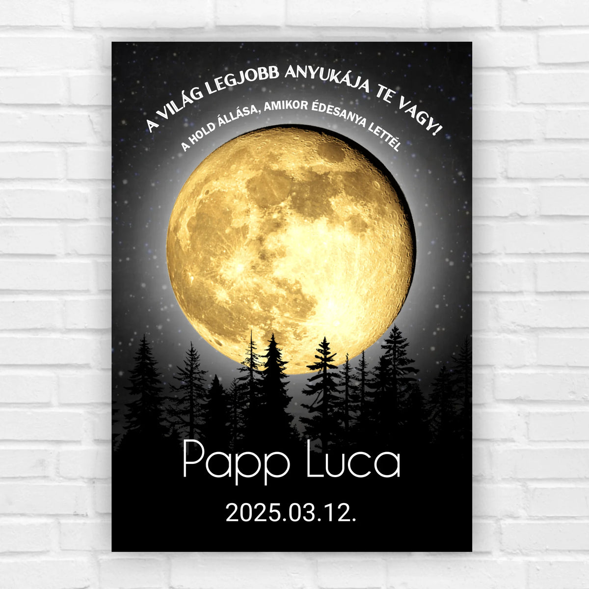 Imagine cu fazele lunii pentru mamă - 1 copil