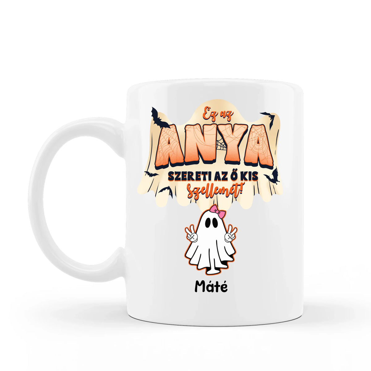 Micile fantome ale mamei - Cană albă