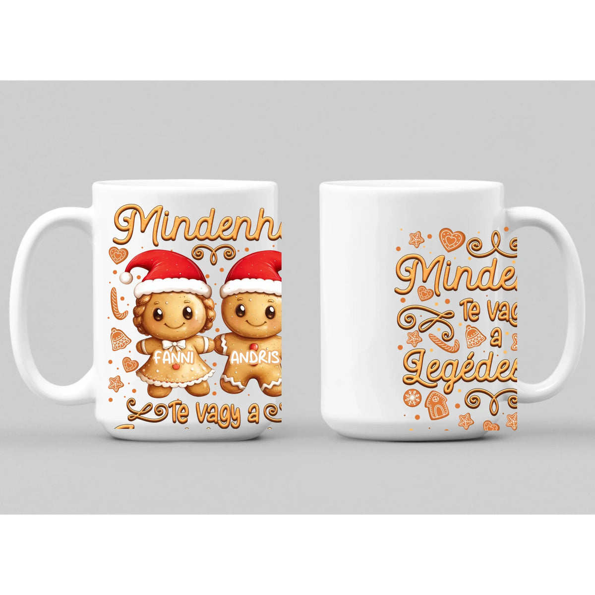 Cană de turtă dulce pentru cupluri - 2 fețe