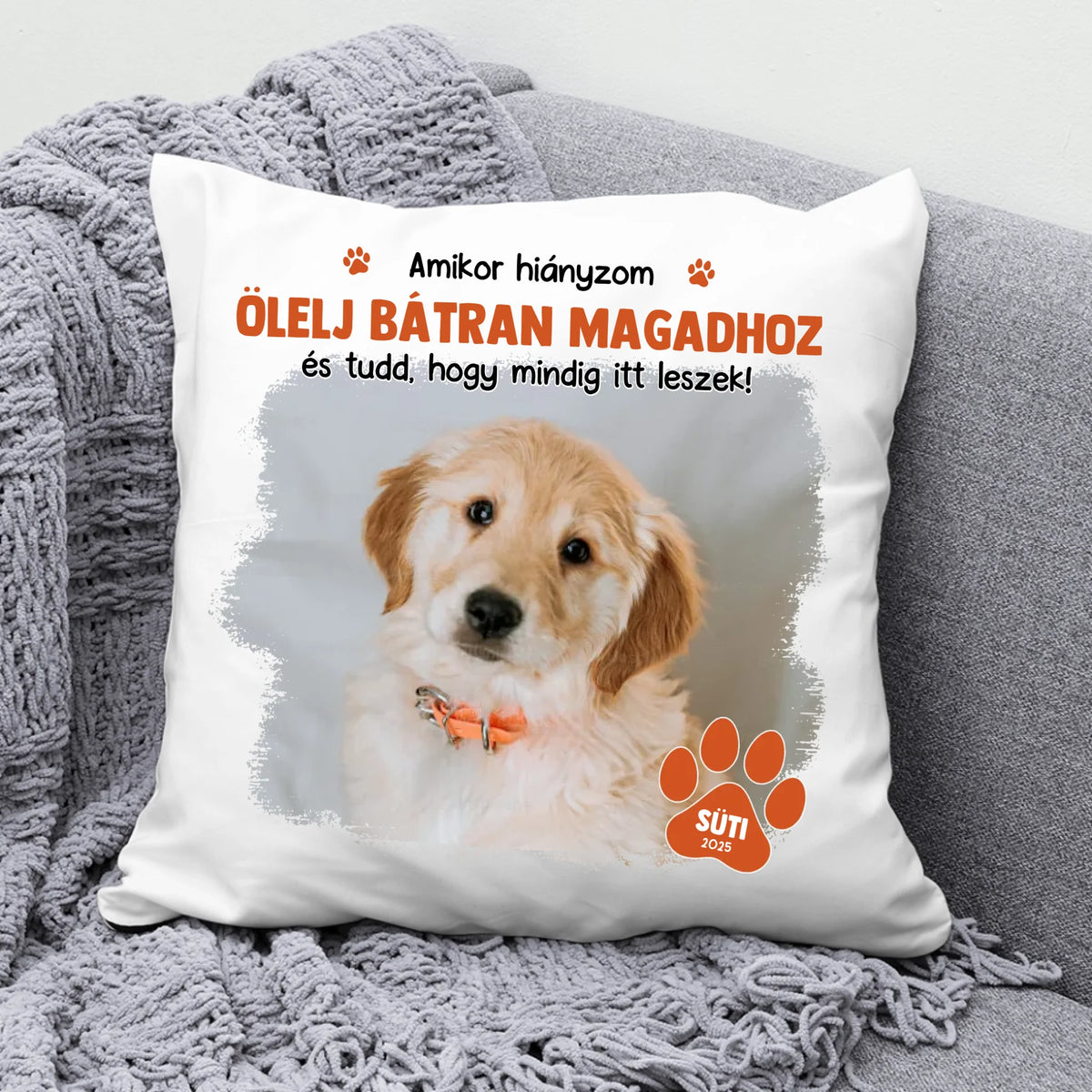 Pernă memorială pentru câini