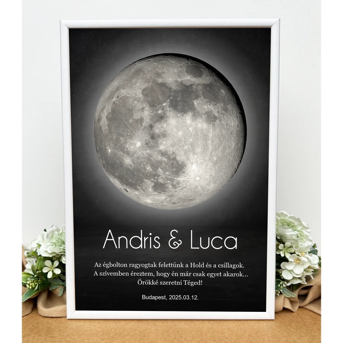 Tablou de perete cu fazele lunii - decor special