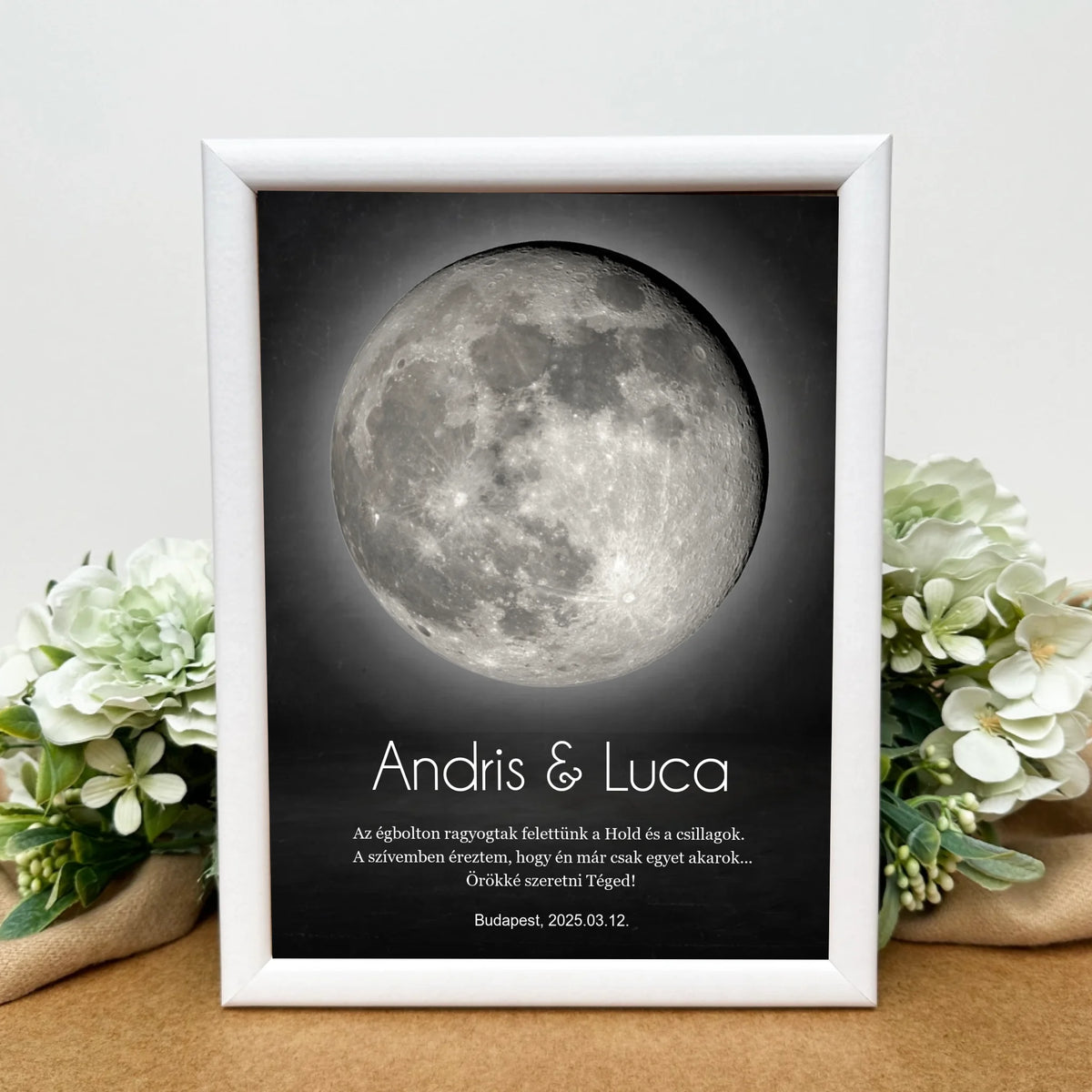 Tablou de perete cu fazele lunii - decor special