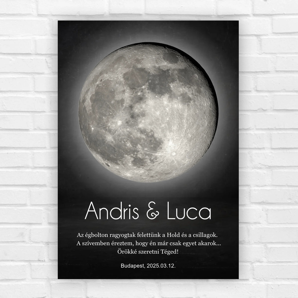 Tablou de perete cu fazele lunii - decor special