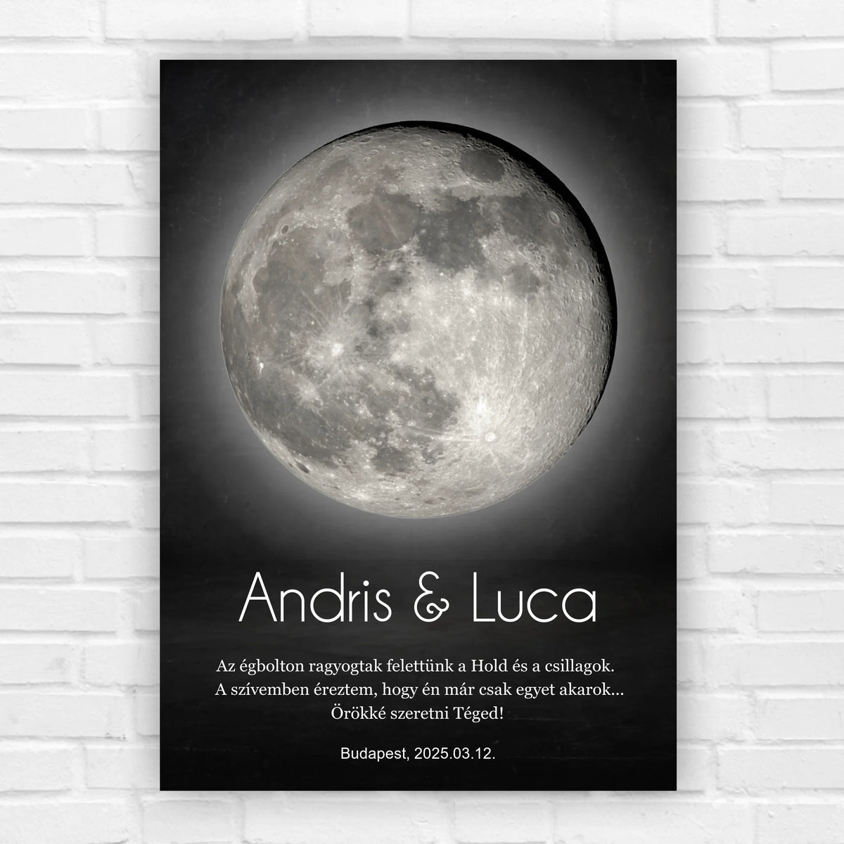 Tablou de perete cu fazele lunii - decor special