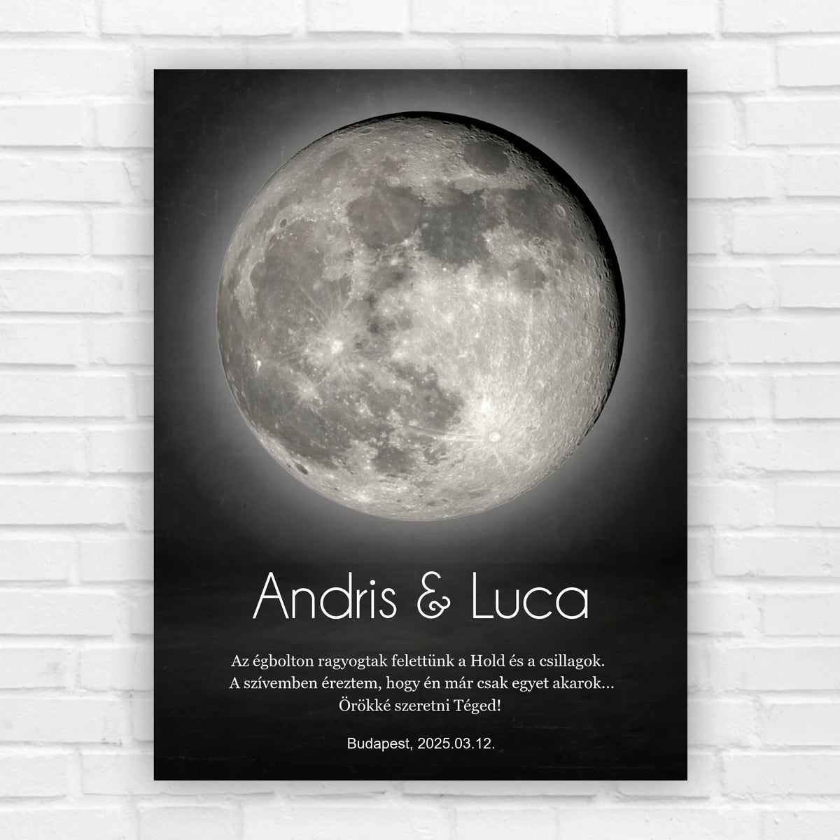 Tablou de perete cu fazele lunii - decor special