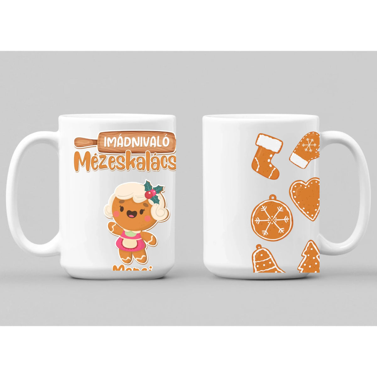 Adorabila turtă dulce a mamei - cană cu două fețe