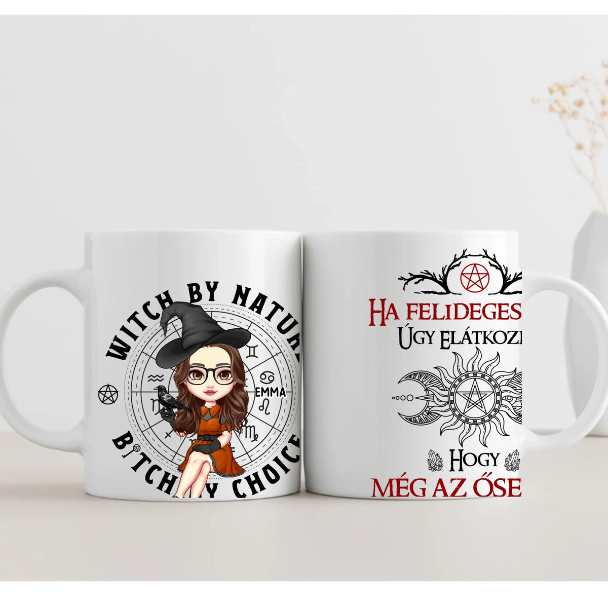 Cană drăguță cu șeful - 2 fețe