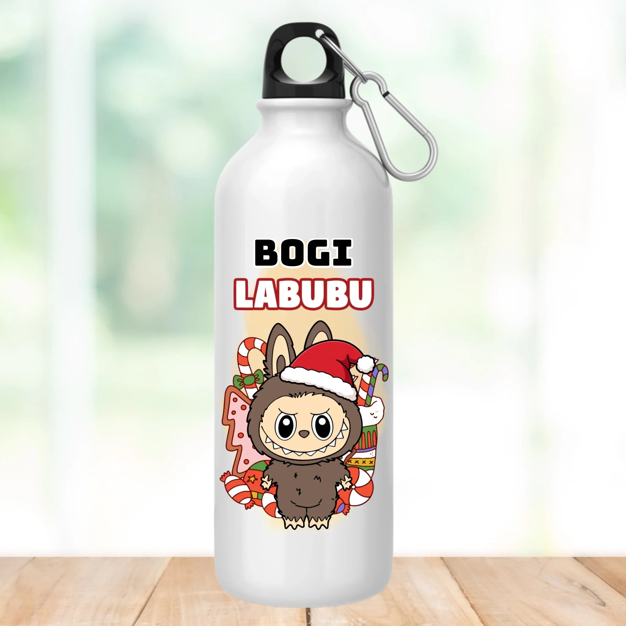 Labubu karácsonyi kulacs