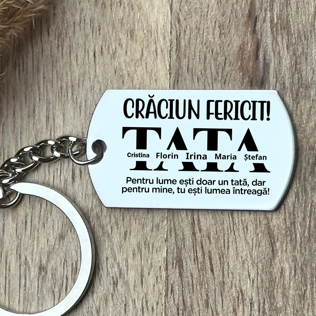 Crăciun fericit Tata - cadou gravat