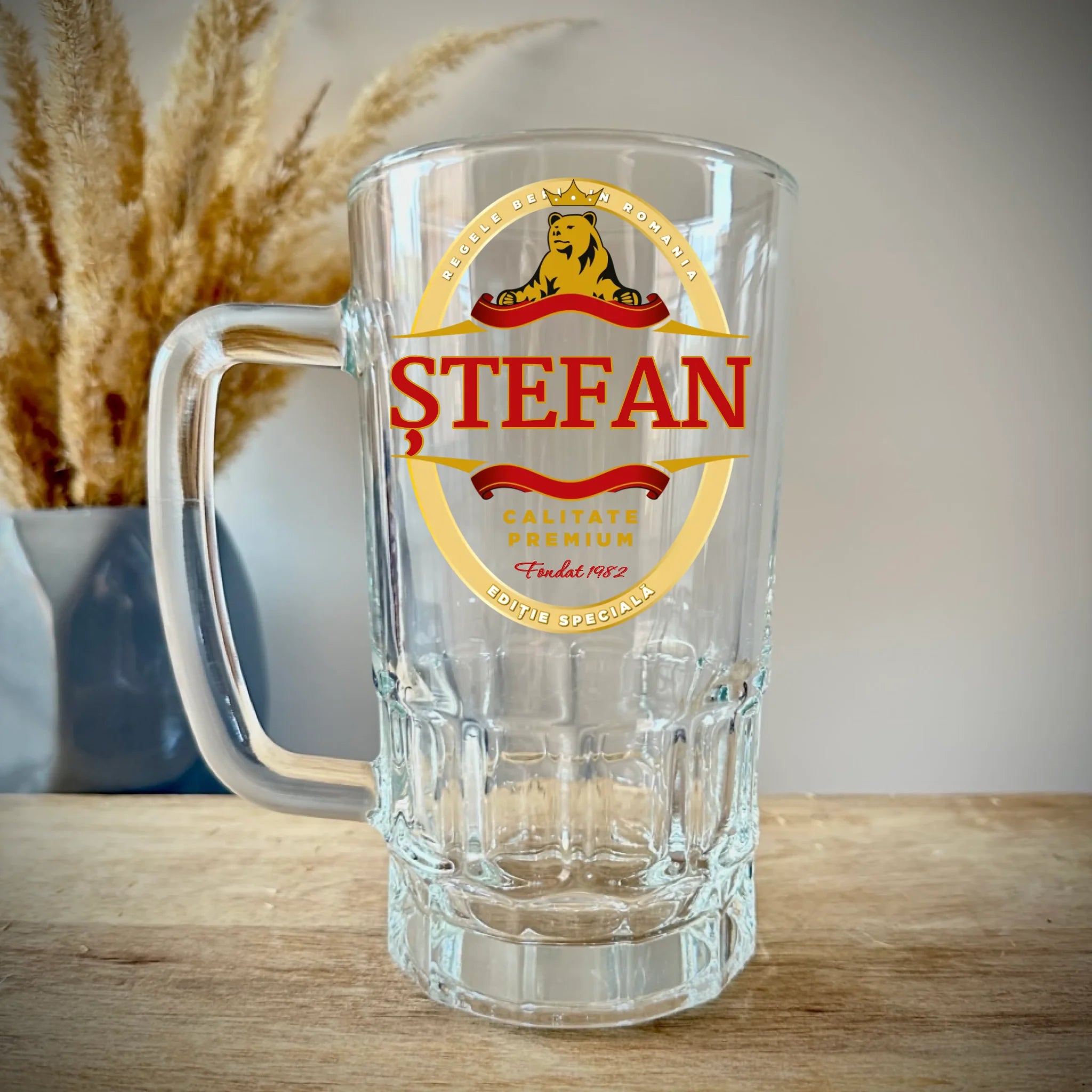 Halbă personalizată cu urs