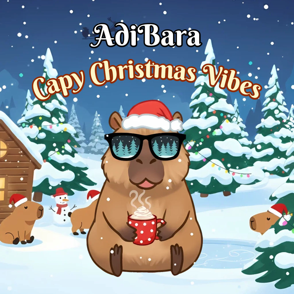 Capybara Christmas Vibe - Pernă