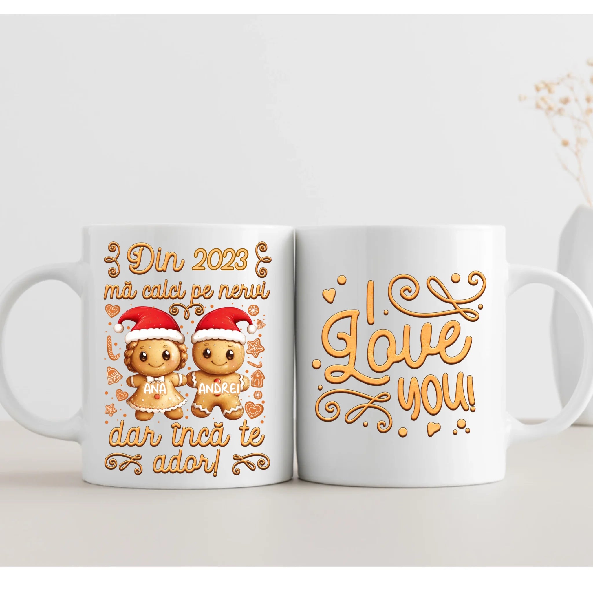 Cană cu Turtițe Dulci pentru cupluri