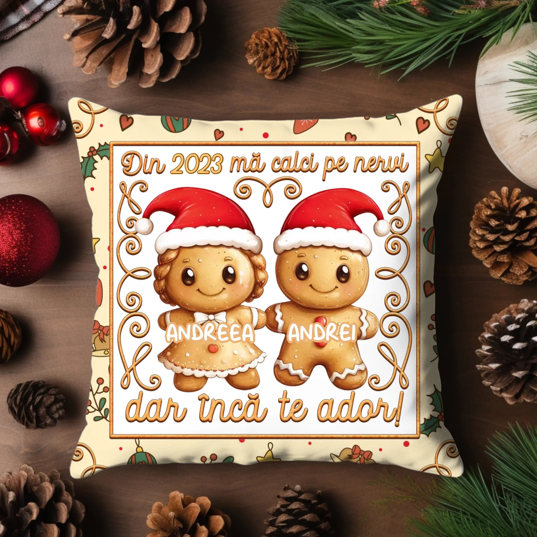 Pernă cu Turtițe Dulci pentru cupluri