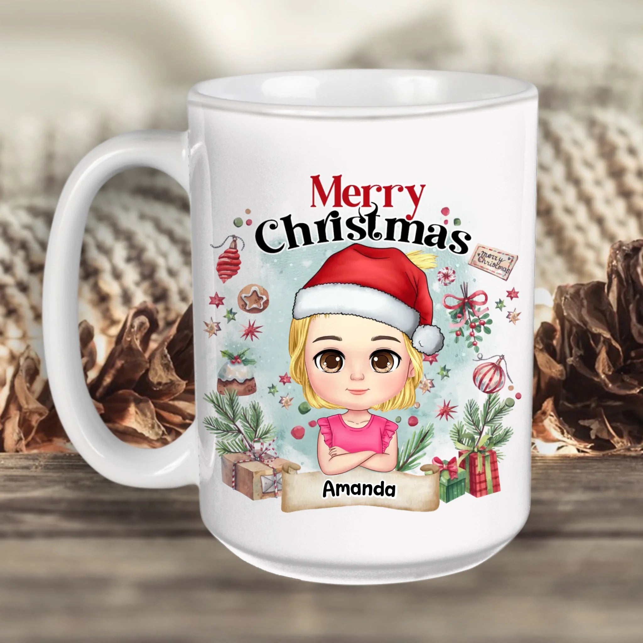 Merry Christmas - Cană pentru fete