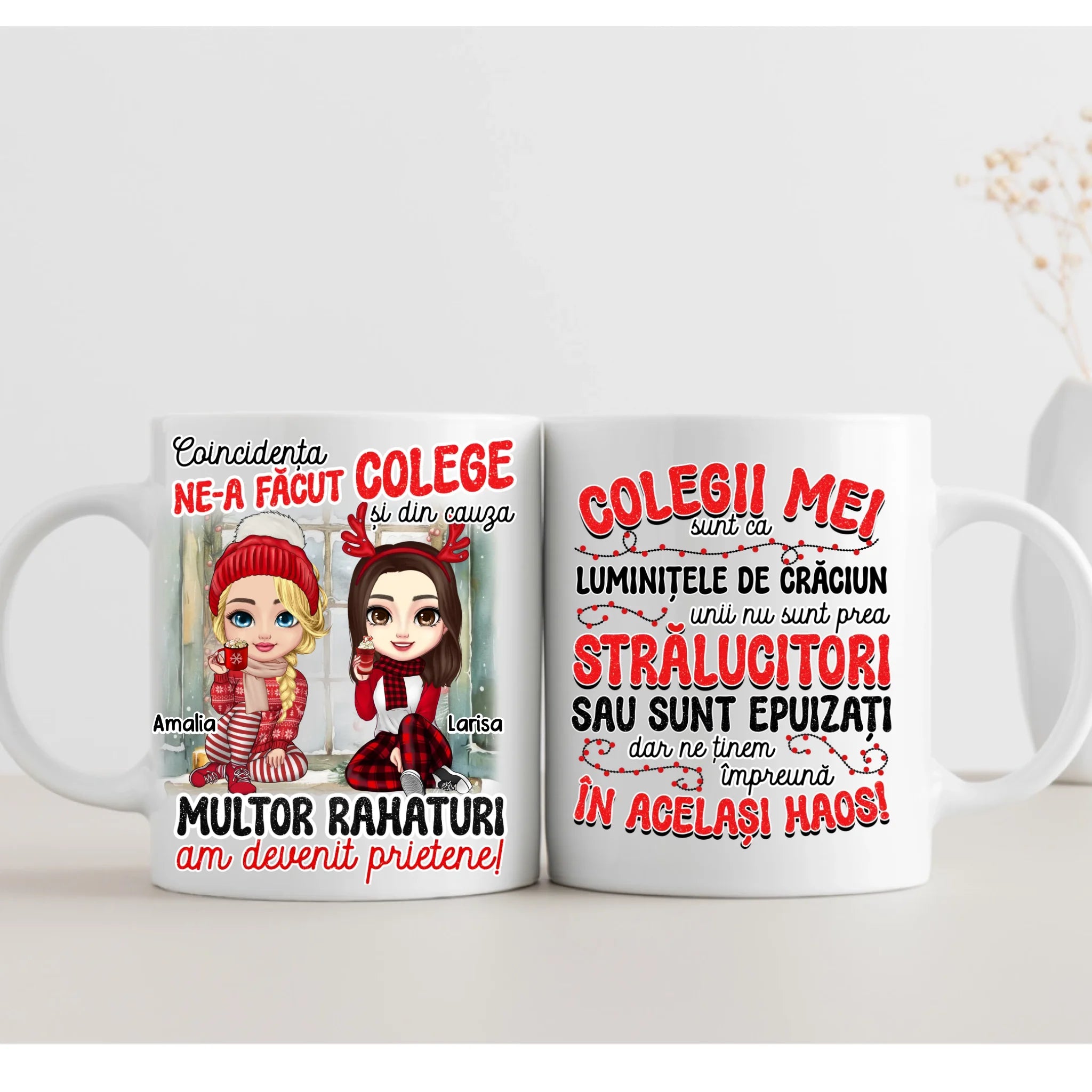 Prietene colege - CANĂ de Crăciun