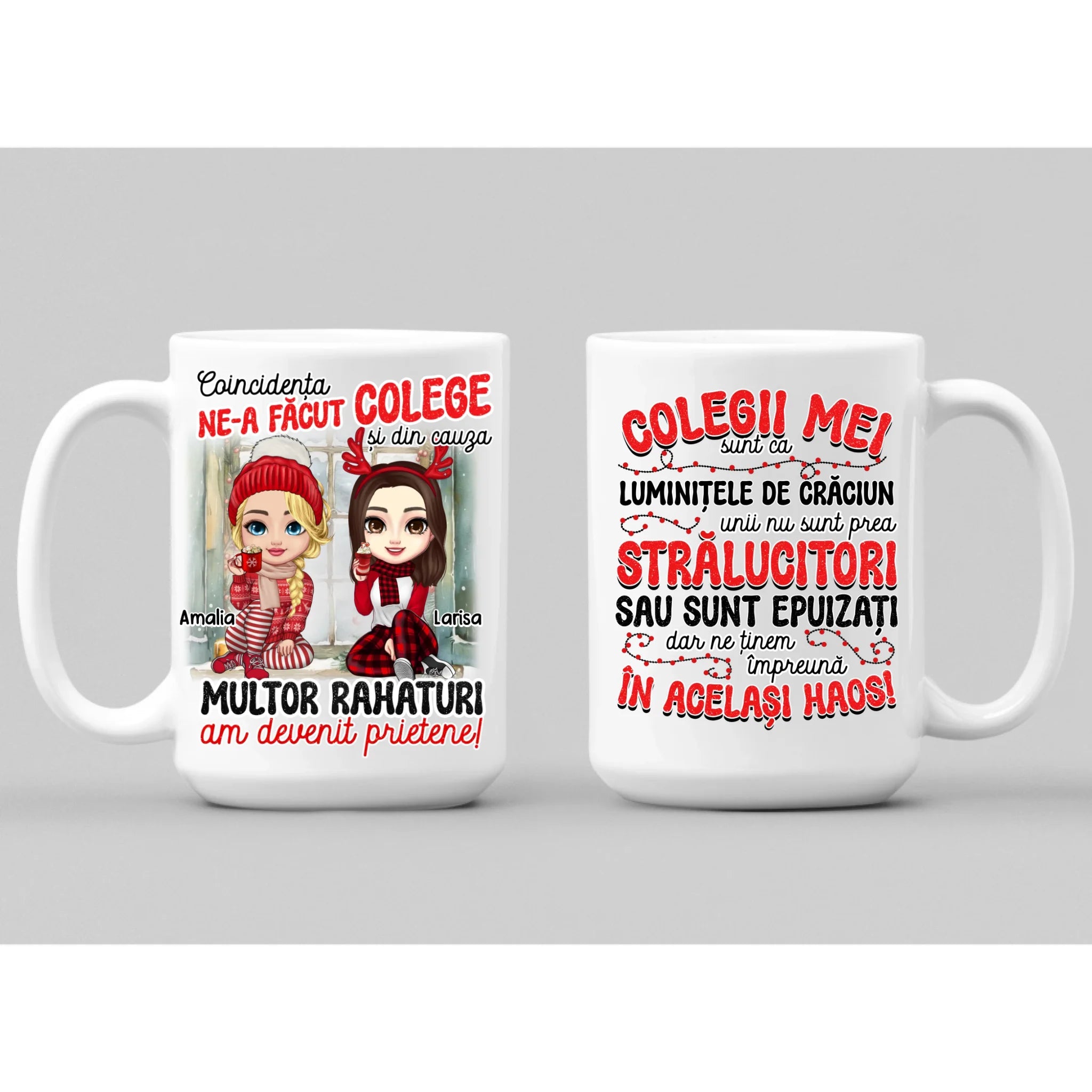 Prietene colege - CANĂ de Crăciun