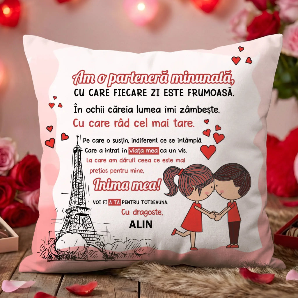 valentin napi párna mockup